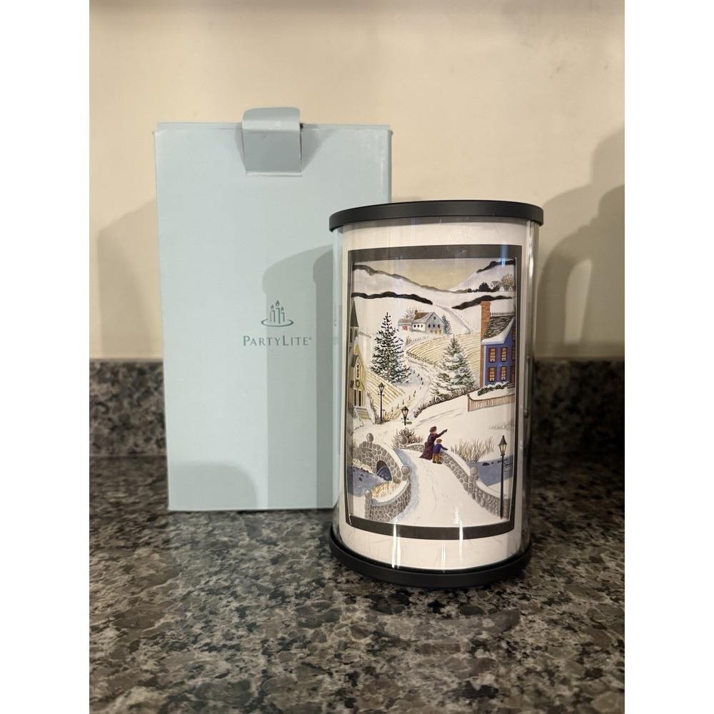 Partylite Express it! Christmas Hurricane Votive Holder